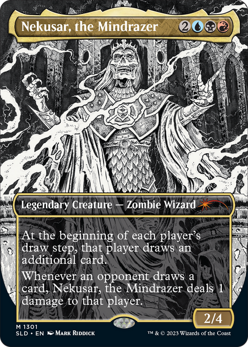 Nekusar, the Mindrazer (SLD-1301) [Secret Lair] Drop (Borderless) MTG Single Wizards of the Coast