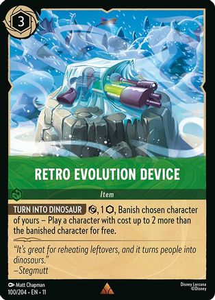 Retro Evolution Device (100/204) [Winterspell] Lorcana Single Disney