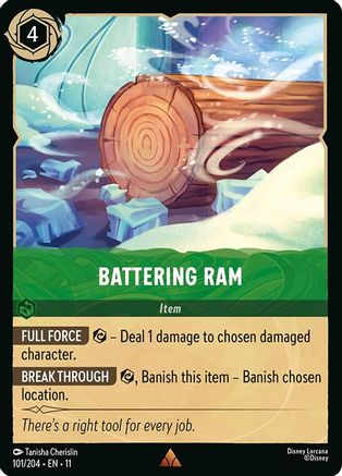 Battering Ram (101/204) [Winterspell] Cold Foil Lorcana Single Disney