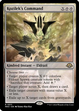 Kozilek's Command (PPECL-011) [Promo Pack: Lorwyn Eclipsed] Foil MTG Single Promo Pack: Lorwyn Eclipsed