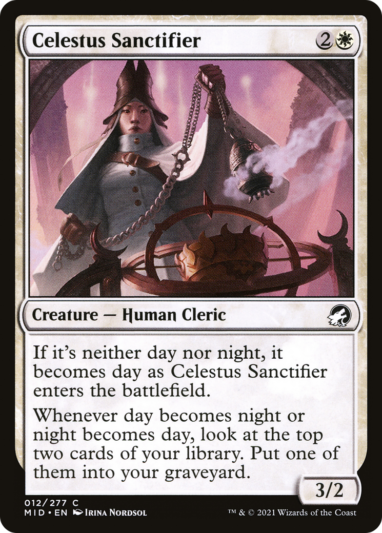 Celestus Sanctifier (MID-012) [Innistrad: Midnight Hunt] MTG Single Wizards of the Coast