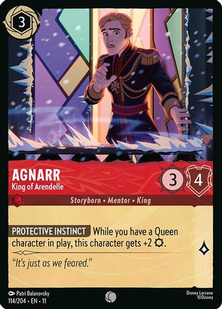 Agnarr - King of Arendelle (114/204) [Winterspell] Lorcana Single Disney