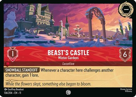 Beast's Castle - Winter Gardens (136/204) [Winterspell] Lorcana Single Disney