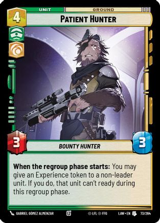 Patient Hunter (73/264) [A Lawless Time] Star Wars: Unlimited Single Disney