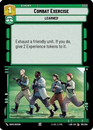 Combat Exercise (165/264) [A Lawless Time] Star Wars: Unlimited Single Disney