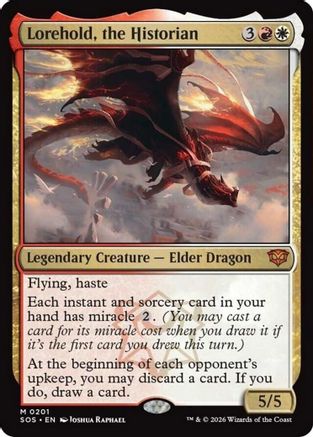 Lorehold, the Historian (SOS-201) [Secrets of Strixhaven] MTG Single Secrets of Strixhaven