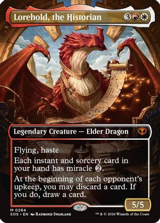 Lorehold, the Historian (SOS-284) [Secrets of Strixhaven] Foil MTG Single Secrets of Strixhaven