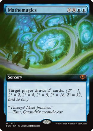 Mathemagics (SOS-320) [Secrets of Strixhaven] MTG Single Wizards of the Coast