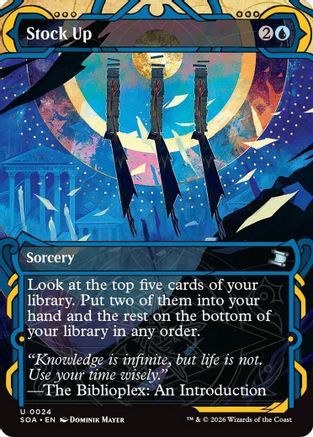 Stock Up (SOA-024) [Secrets of Strixhaven: Mystical Archive] MTG Single Secrets of Strixhaven: Mystical Archive