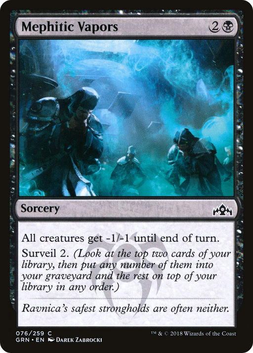 Mephitic Vapors (GRN-076) [Guilds of Ravnica] MTG Single Wizards of the Coast