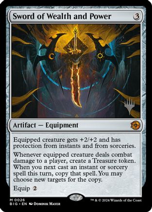 Sword of Wealth and Power (PPECL-026) [Promo Pack: Lorwyn Eclipsed] Foil MTG Single Promo Pack: Lorwyn Eclipsed