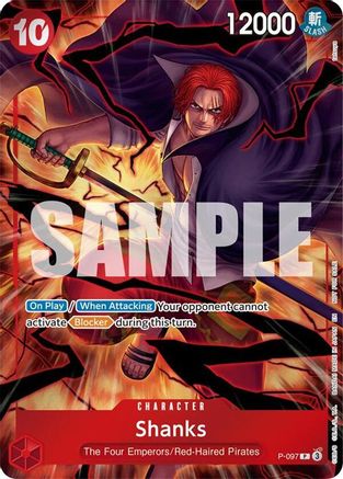 Shanks (Event Pack Vol. 8) (P-097) [One Piece Promotion Cards] Foil One Piece Single Bandai