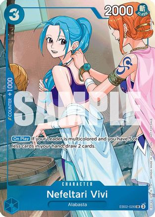 Nefeltari Vivi - EB02-026 (EB02-026) [Extra Booster: One Piece Heroines Edition] Foil One Piece Single Bandai
