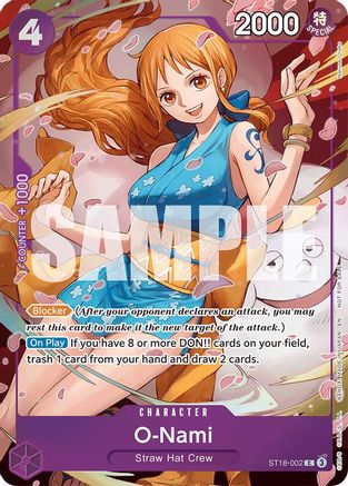 O-Nami - ST18-002 (ST18-002) [Extra Booster: One Piece Heroines Edition] Foil One Piece Single Bandai