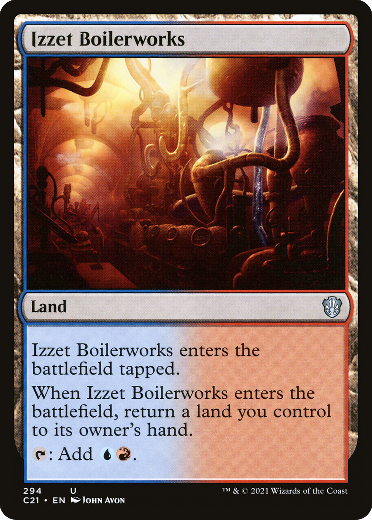 Izzet Boilerworks (C21-294) [Commander 2021] MTG Single Wizards of the Coast