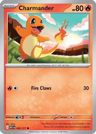 Charmander (20) [ME Ascended Heroes] Pokemon Single Pokémon