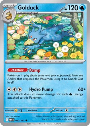 Golduck (40) [ME Ascended Heroes] Pokemon Single Pokémon