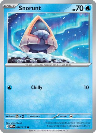 Snorunt - 046/217 [ME Ascended Heroes] Pokemon Single Pokémon