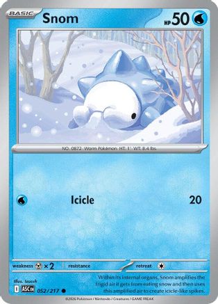 Snom (52) [ME Ascended Heroes] Pokemon Single Pokémon