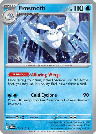 Frosmoth (53) [ME Ascended Heroes] Pokemon Single Pokémon