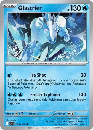 Glastrier (54) [ME Ascended Heroes] Pokemon Single Pokémon