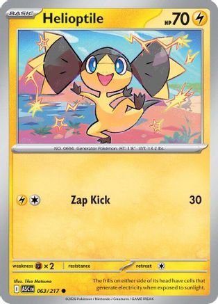 Helioptile (63) [ME Ascended Heroes] Pokemon Single Pokémon