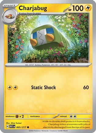 Charjabug (65) [ME Ascended Heroes] Pokemon Single Pokémon