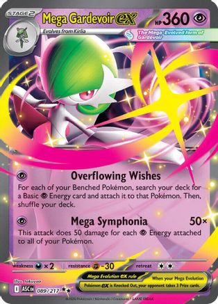 Mega Gardevoir ex (89) Holofoil [ME Ascended Heroes] Pokemon Single Pokémon
