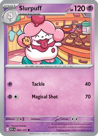 Slurpuff - 094/217 [ME Ascended Heroes] Pokemon Single Pokémon