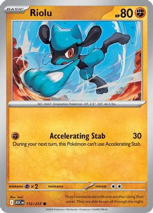 Riolu (112) [ME Ascended Heroes] Pokemon Single Pokémon