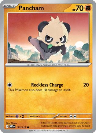 Pancham (115) [ME Ascended Heroes] Pokemon Single Pokémon