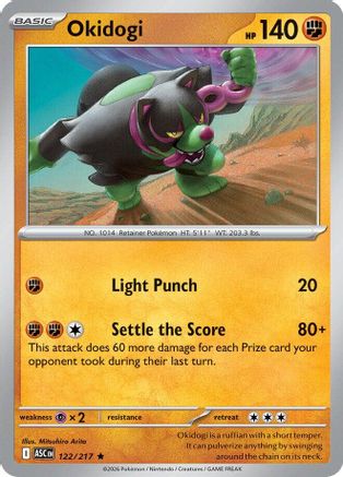 Okidogi (122) Holofoil [ME Ascended Heroes] Pokemon Single Pokémon
