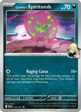 Cynthia's Spiritomb - 133/217 [ME Ascended Heroes] Pokemon Single Pokémon