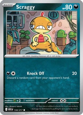 Scraggy (134) [ME Ascended Heroes] Pokemon Single Pokémon