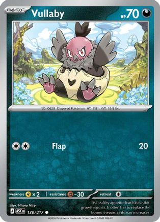 Vullaby (138) [ME Ascended Heroes] Pokemon Single Pokémon