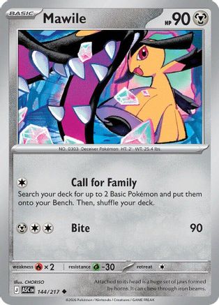 Mawile - 144/217 [ME Ascended Heroes] Pokemon Single Pokémon