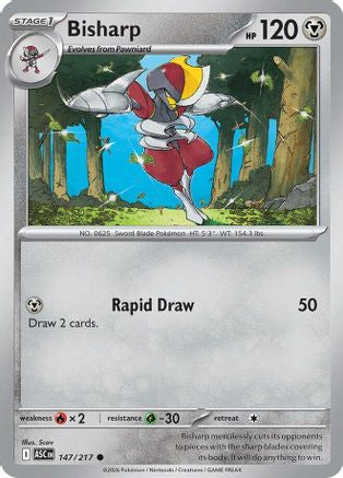 Bisharp (147) [ME Ascended Heroes] Pokemon Single Pokémon