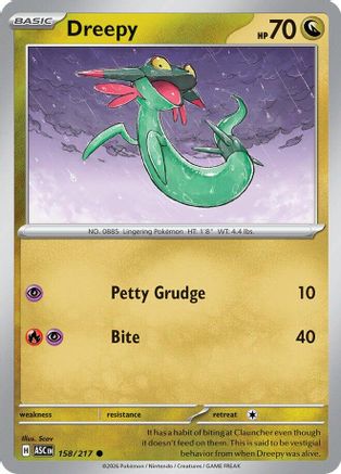 Dreepy - 158/217 [ME Ascended Heroes] Pokemon Single Pokémon