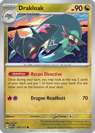 Drakloak - 159/217 [ME Ascended Heroes] Pokemon Single Pokémon
