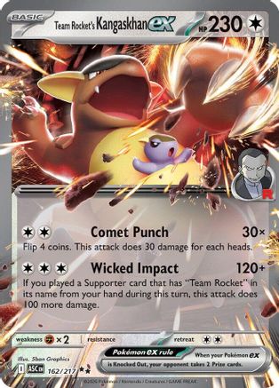 Team Rocket's Kangaskhan ex (162) Holofoil [ME Ascended Heroes] Pokemon Single Pokémon