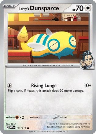 Larry's Dunsparce (163) [ME Ascended Heroes] Pokemon Single Pokémon