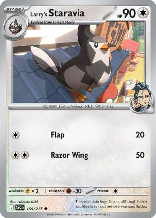Larry's Staravia (169) [ME Ascended Heroes] Pokemon Single Pokémon