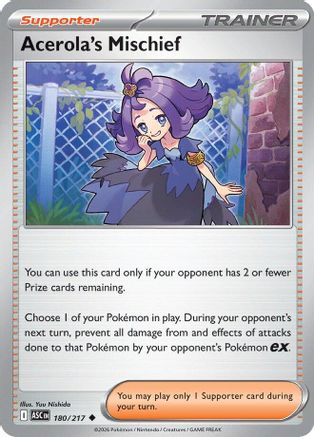 Acerola's Mischief (180) [ME Ascended Heroes] Pokemon Single Pokémon