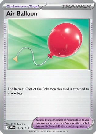Air Balloon (181) Reverse Holofoil [ME Ascended Heroes] Pokemon Single Pokémon