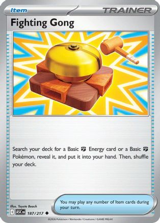 Fighting Gong (187) Reverse Holofoil [ME Ascended Heroes] Pokemon Single Pokémon