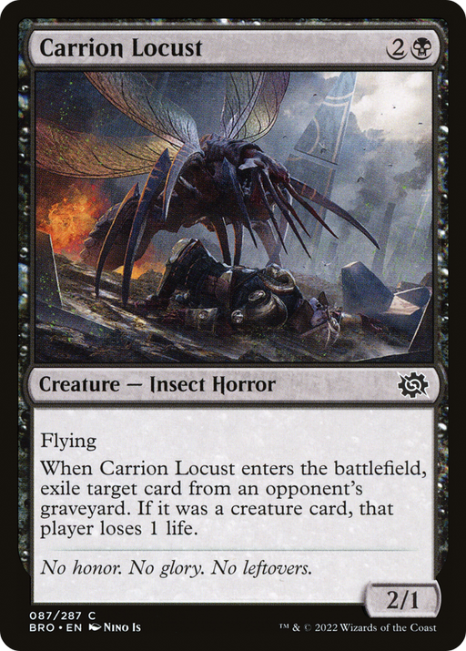Carrion Locust (BRO-087) [The Brothers' War] MTG Single Wizards of the Coast