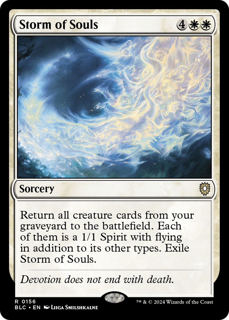 Storm of Souls (BLC-156) [Bloomburrow Commander] MTG Single Wizards of the Coast
