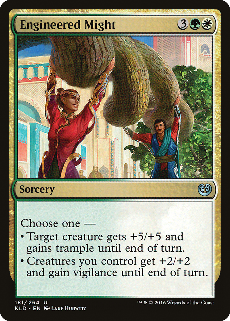 Engineered Might (KLD-181) [Kaladesh] MTG Single Wizards of the Coast