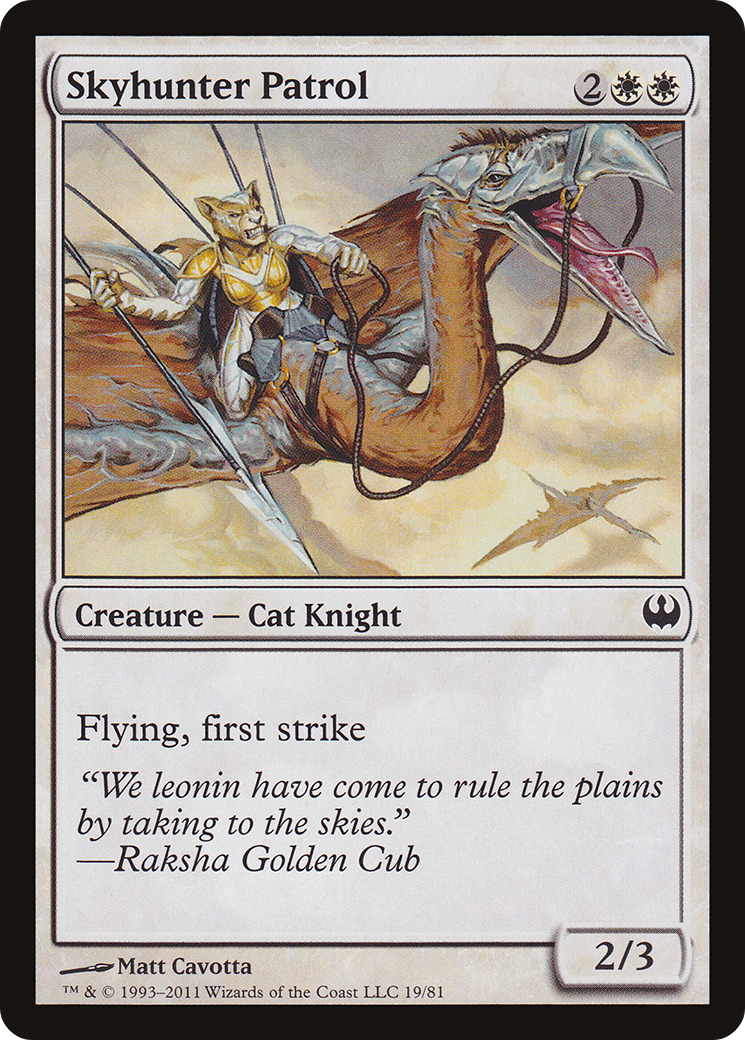 Skyhunter Patrol (DDG-019) [Misc] Duel Decks: Knights vs. Dragons MTG Single Wizards of the Coast
