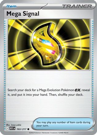Mega Signal (193) [ME Ascended Heroes] Pokemon Single Pokémon